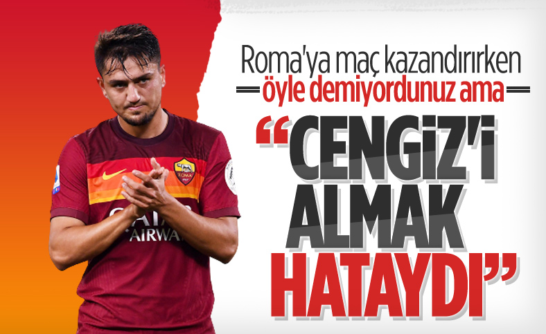 Roma'nın eski başkanı: Cengiz'i almak hataydı