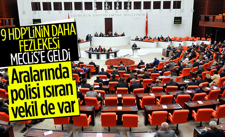 HDP ve DBP'li 11 milletvekili hakkındaki 14 fezleke TBMM'de