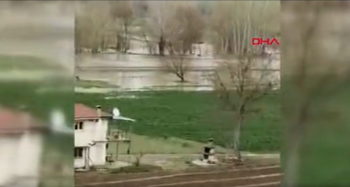 Bilecik’te tarım arazileri sular altında kaldı