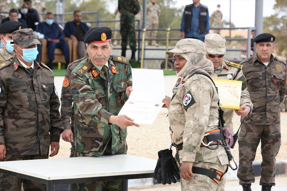 Soldiers trained by the TAF in Libya graduated #19