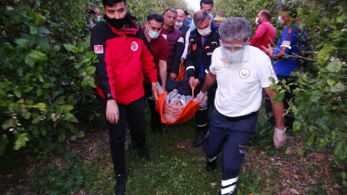 Mersin'de kaybolan yaşlı adam drone destekli aramayla bulundu