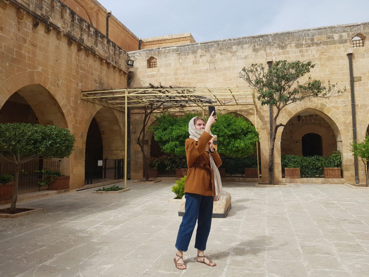 Mardin'e önceki gün gelen ilk Rus turist kafilesi, heyecan yaşattı