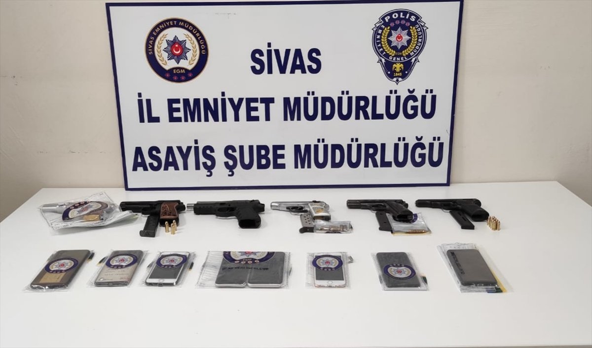 Sivas’ta suç örgütüne operasyon: 7 gözaltı