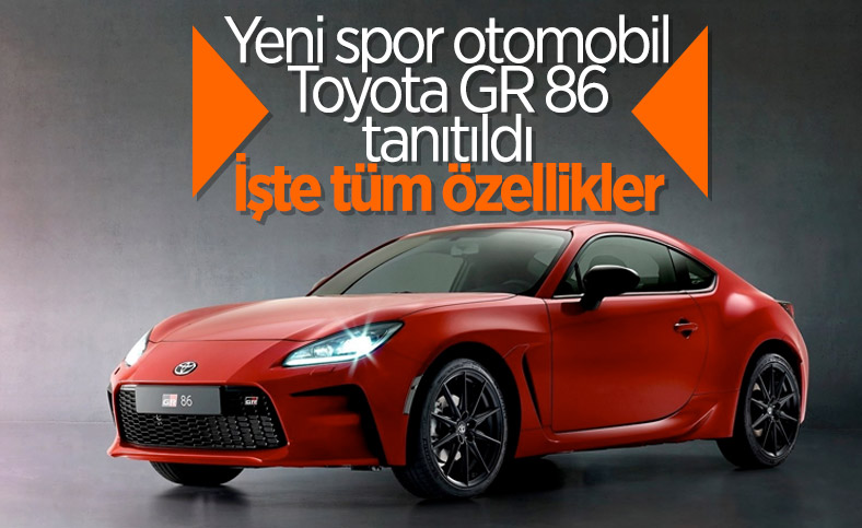 Toyota'nın yeni spor otomobili GR 86 tanıtıldı