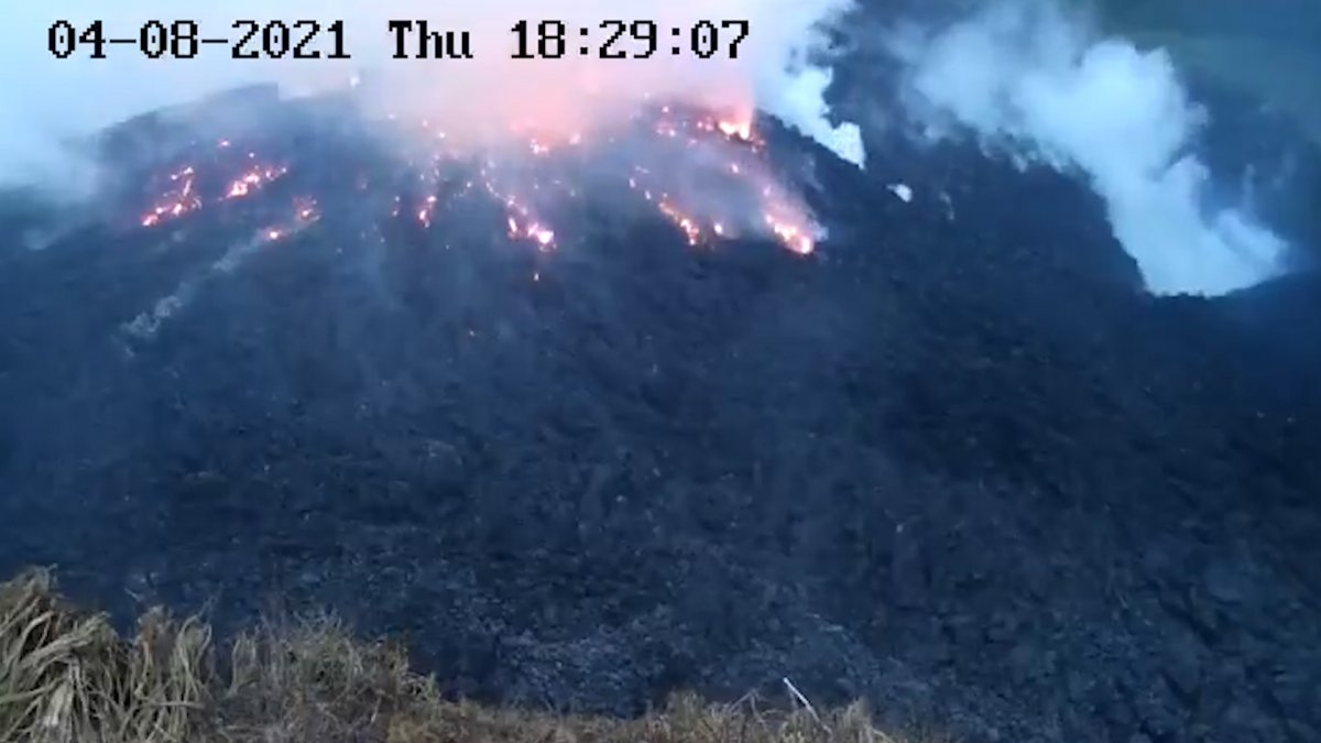 La Soufriere Volcano in the Caribbean awoke from its slumber