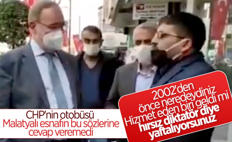 Malatya'da CHP heyetine esnaftan tepki