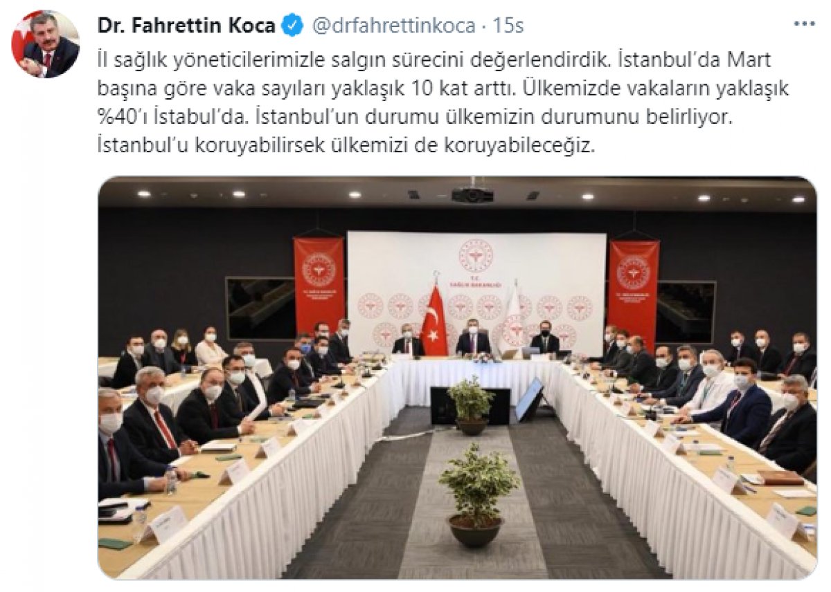 İstanbul'da vaka sayısı kaç oldu? Sağlık Bakanı Fahrettin Koca açıkladı