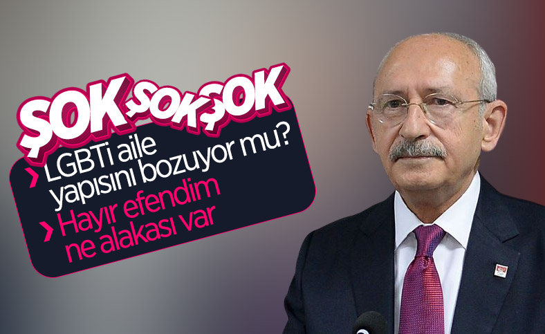 Kemal Kılıçdaroğlu'ndan LGBTİ cevabı 