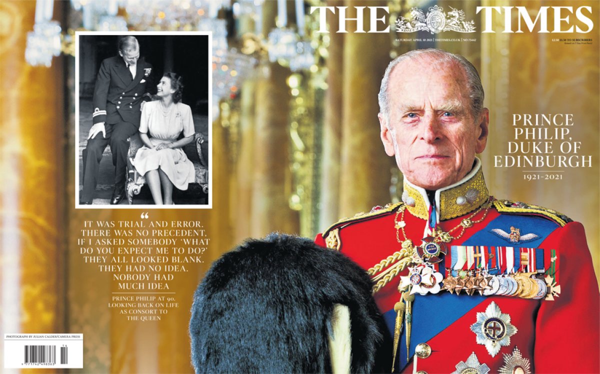 Death of Prince Philip #4 in the British press