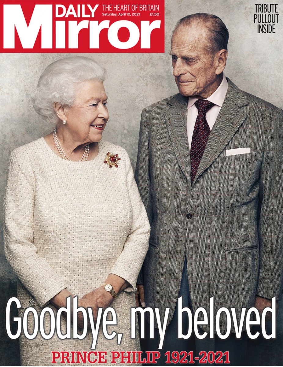 Death of Prince Philip #2 in the British press