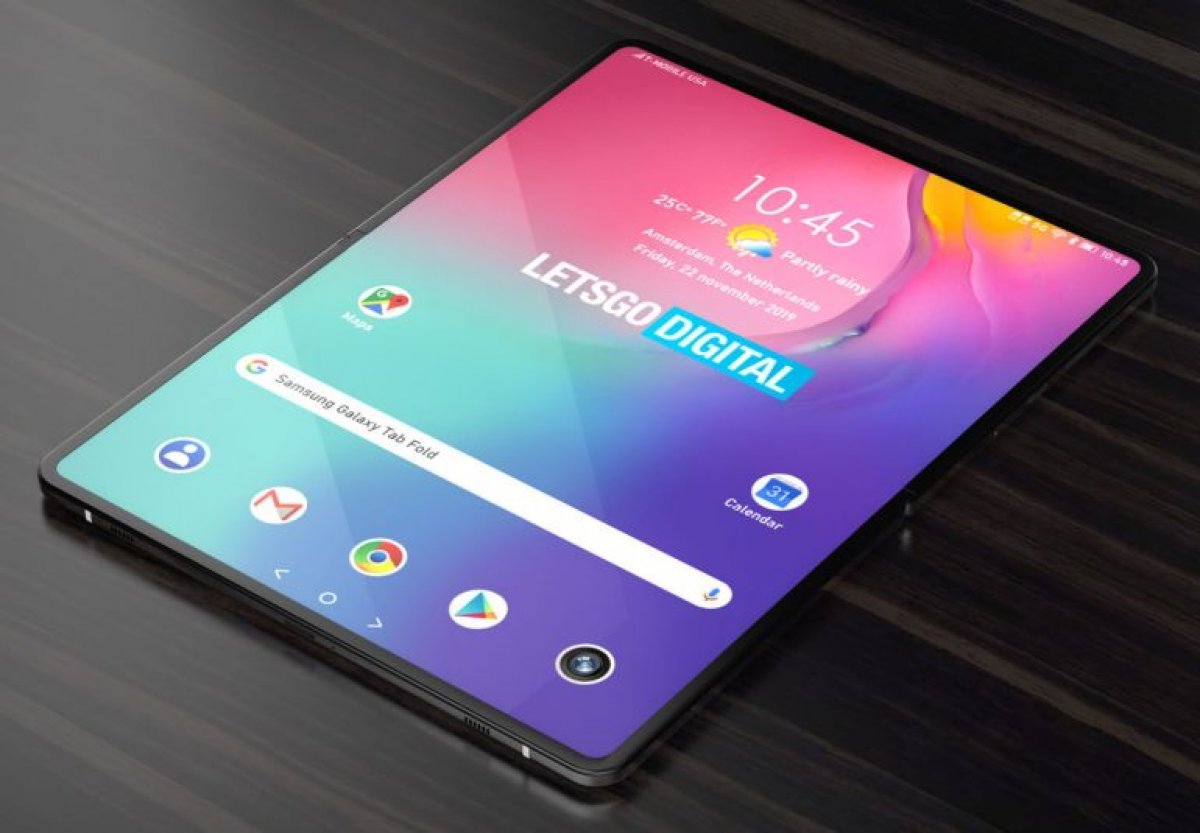 Samsung, katlanabilir tablet üzerinde çalışıyor