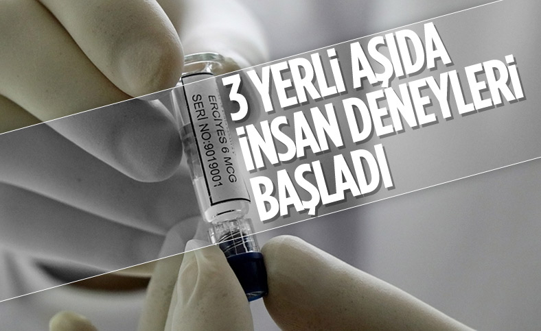 Yerli 3 aşının insan uygulamalarına başlandı