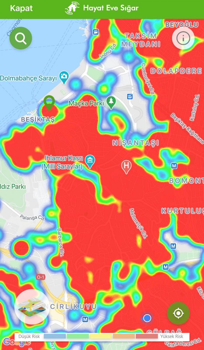 İstanbul koronavirüs risk haritasında ilçelerin son durumu #10