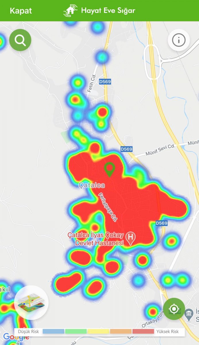 İstanbul koronavirüs risk haritasında ilçelerin son durumu #15