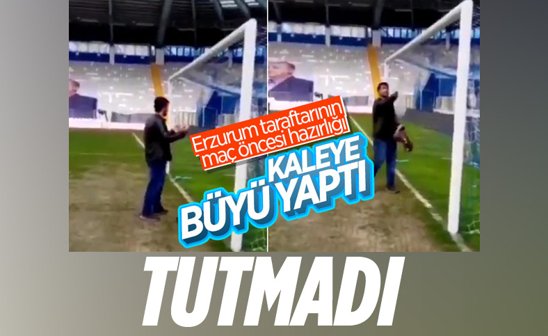 Erzurumsporlunun yaptığı büyü tutmadı