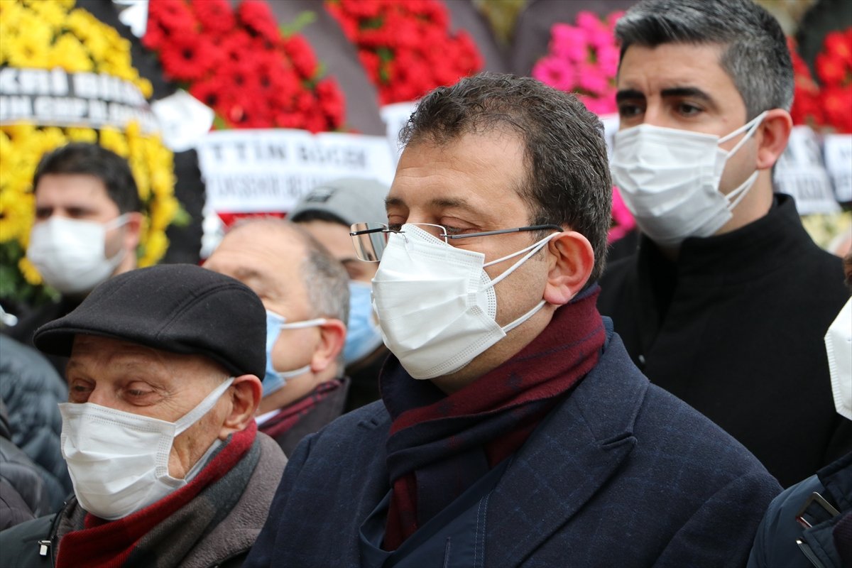 Ekrem İmamoğlu'nun kayınvalidesi Hava Kaya, toprağa verildi