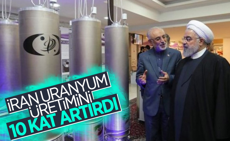İran uranyum zenginleştirmeyi 10 kat artırdı