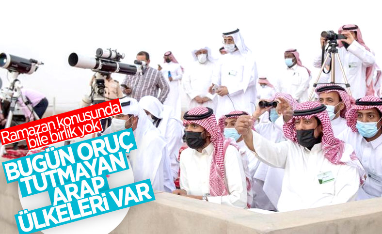 Hilali göremeyen Arap ülkeleri var