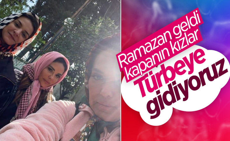 Demet Akalın'ın türbe ziyareti