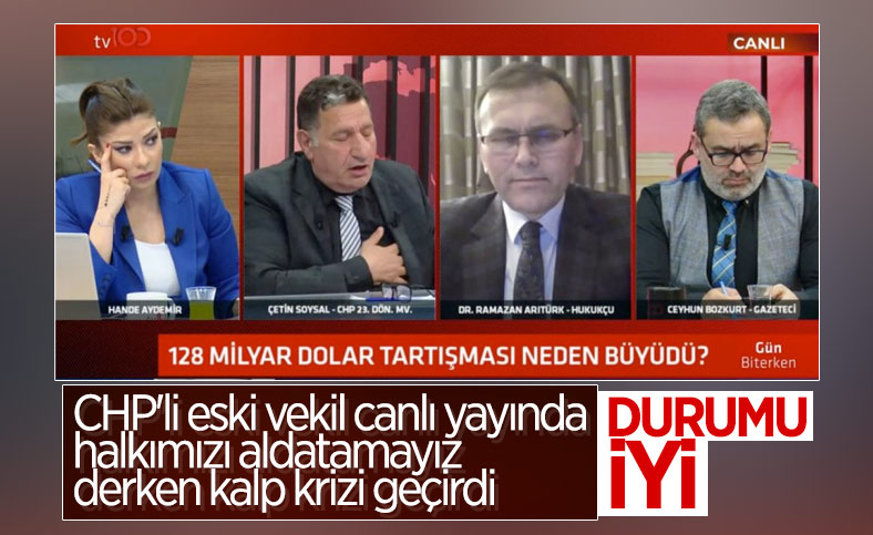 CHP’li eski vekil Çetin Soysal canlı yayında kriz geçirdi