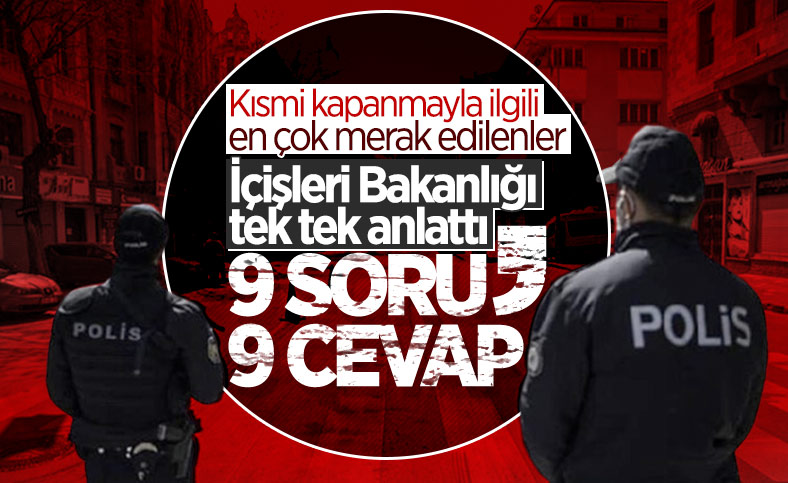 İçişleri Bakanlığı 'Sıkça Sorulan Sorular' bölümü yayınladı