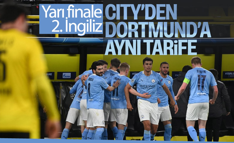 Manchester City Şampiyonlar Ligi'nde Borussia Dortmund'u eledi