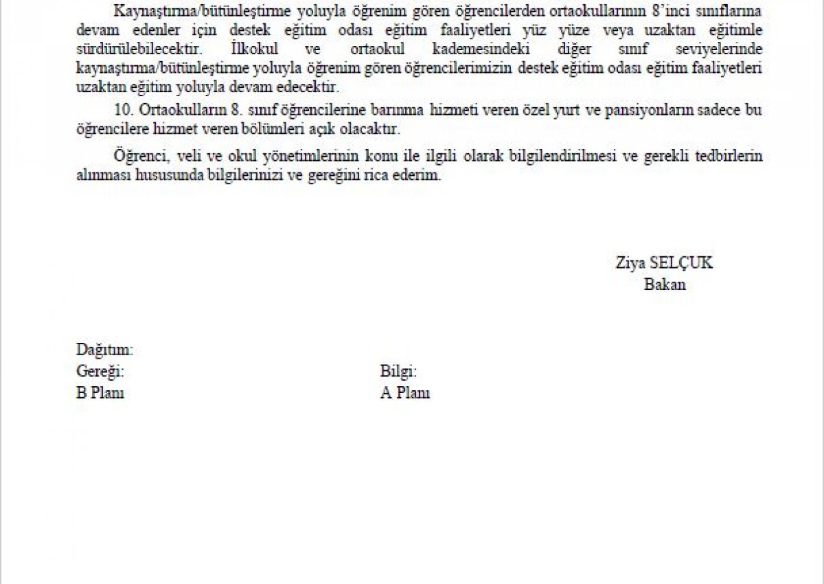 Uzaktan eğitim ne zaman bitecek? MEB uzaktan eğitim genelgesi..