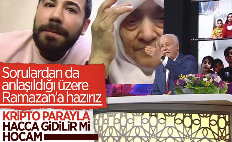 Nihat Hatipoğlu’na, kripto parayla hacca gidilip gidilemeyeceği soruldu
