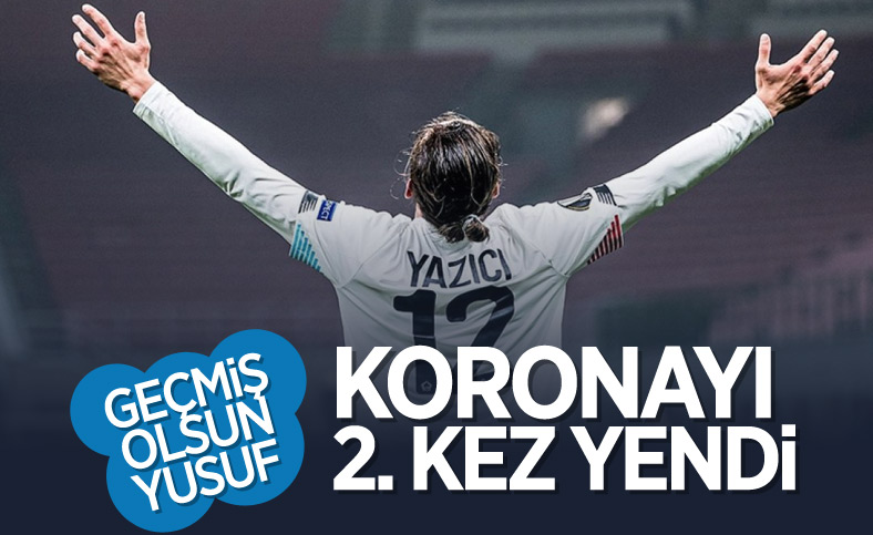 Milli futbolcu Yusuf Yazıcı koronavirüsü 2'nci kez atlattı