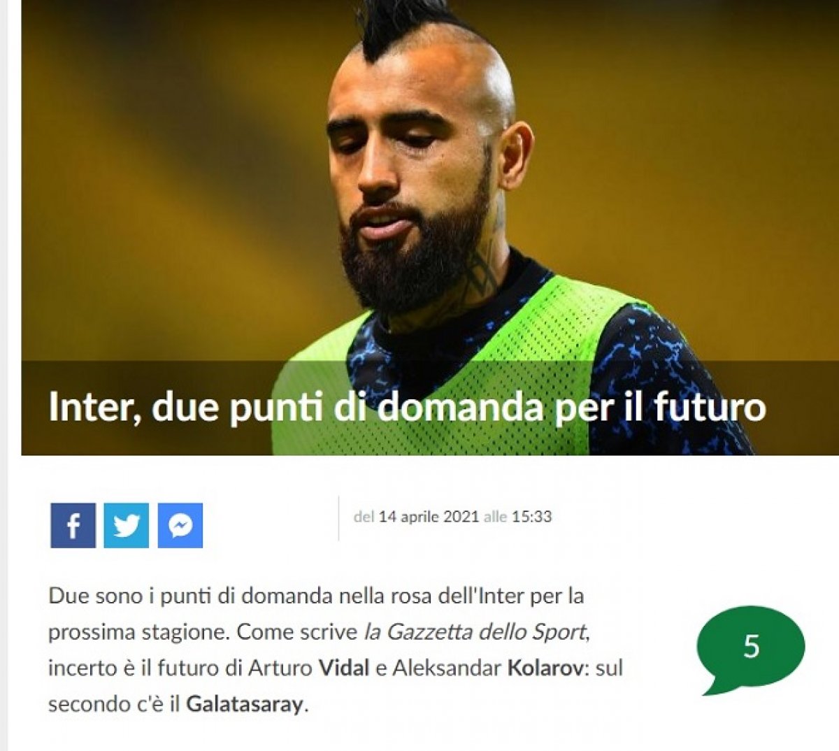 İtalyan basını: Galatasaray, Kolarov ve Vidal'i istiyor