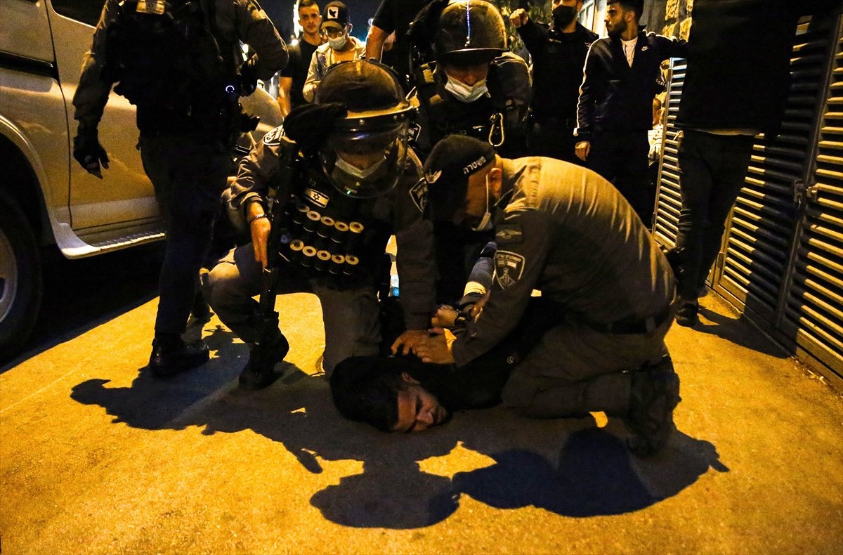 Intervention of Palestinians in Jerusalem by Israeli Police #4