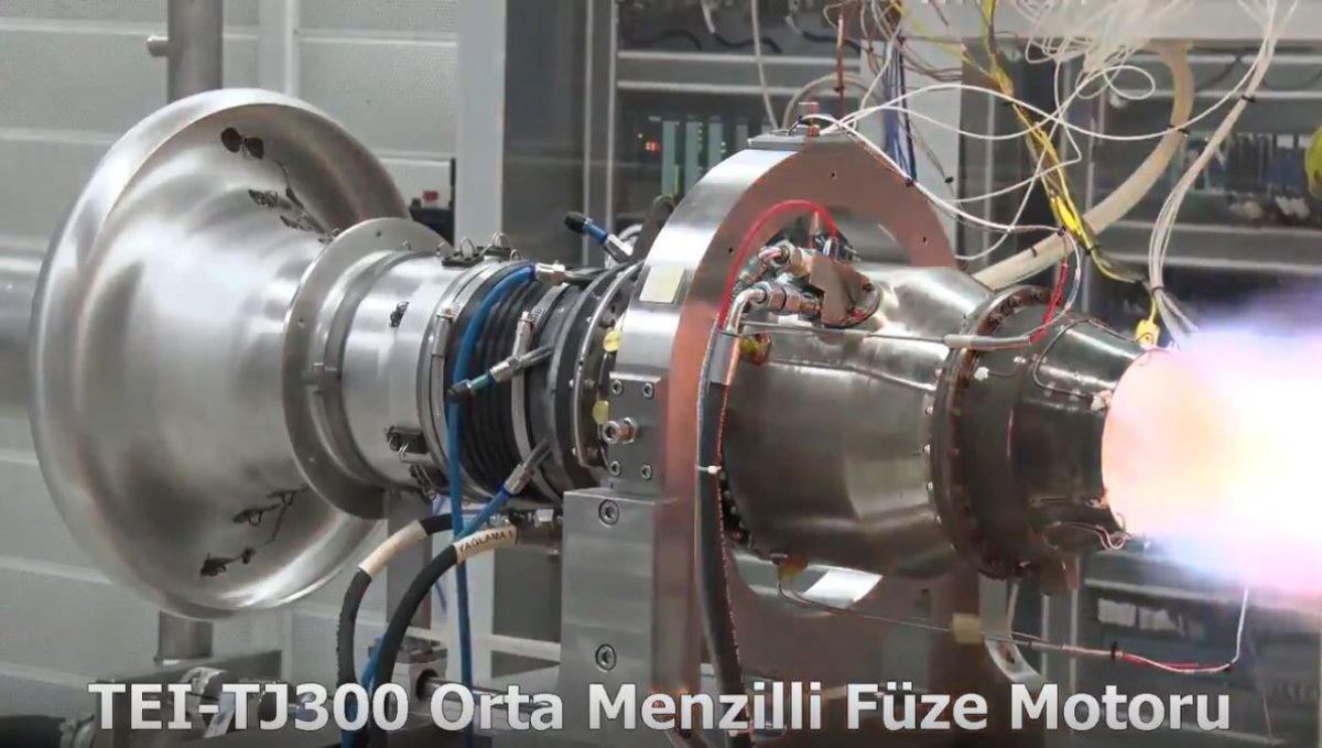 Türkiye nin ilk orta menzilli füze motoru TEI-TJ300, dünya rekoru kırdı #1
