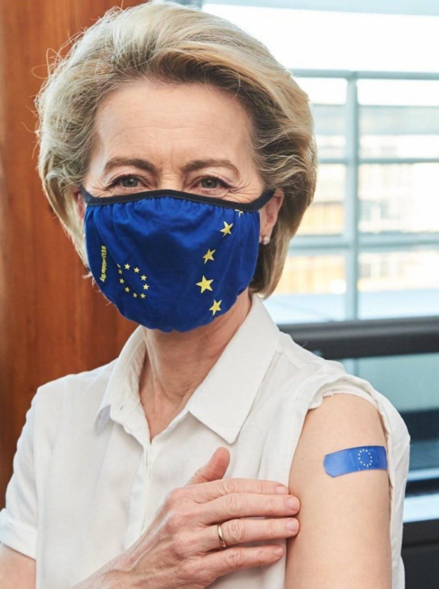 EU Commission President von der Leyen got coronavirus vaccine #2