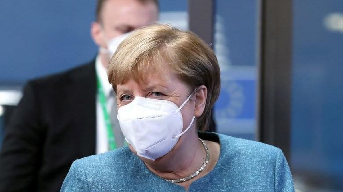 German Chancellor Merkel receives AstraZeneca vaccine #1