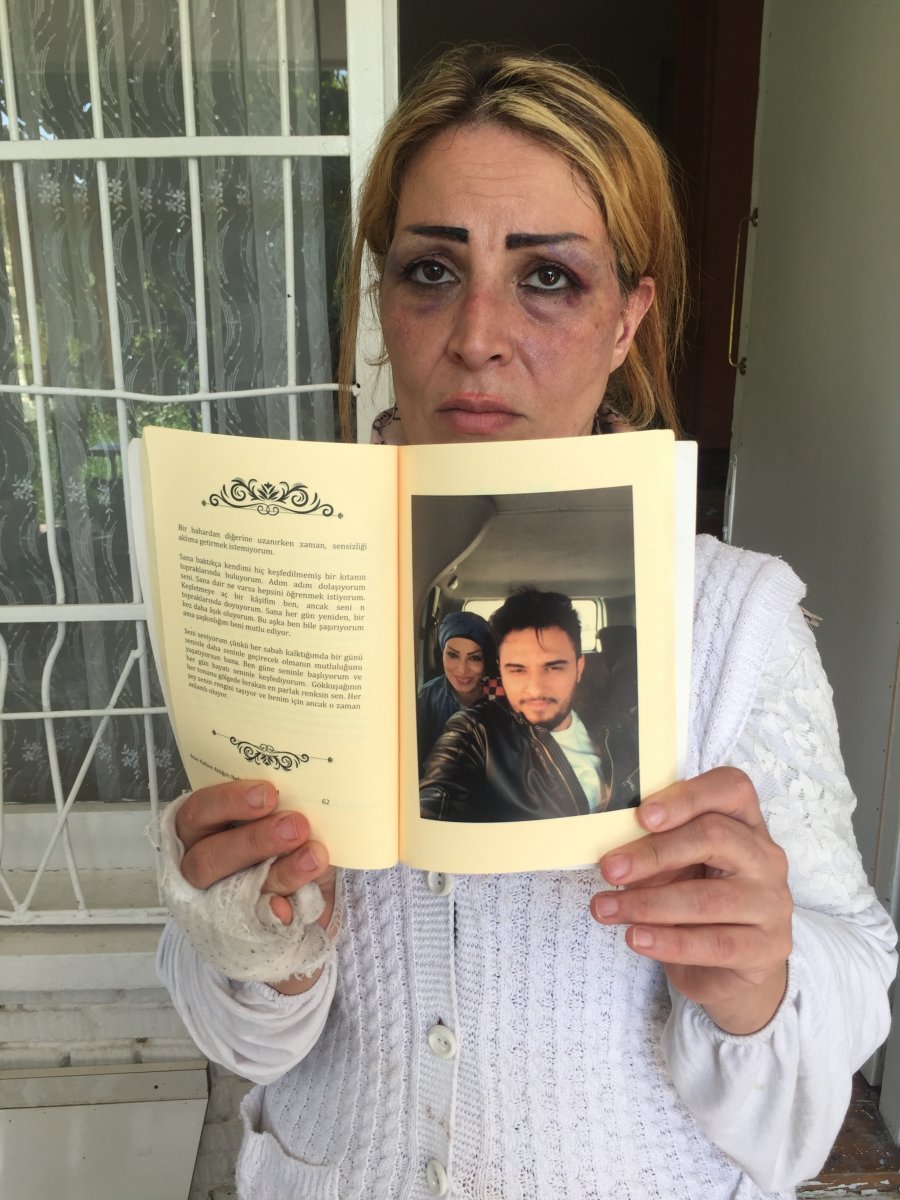 Adana'da öldüresiye dövdüğü eşine aşk kitabı yazdığı ortaya çıktı