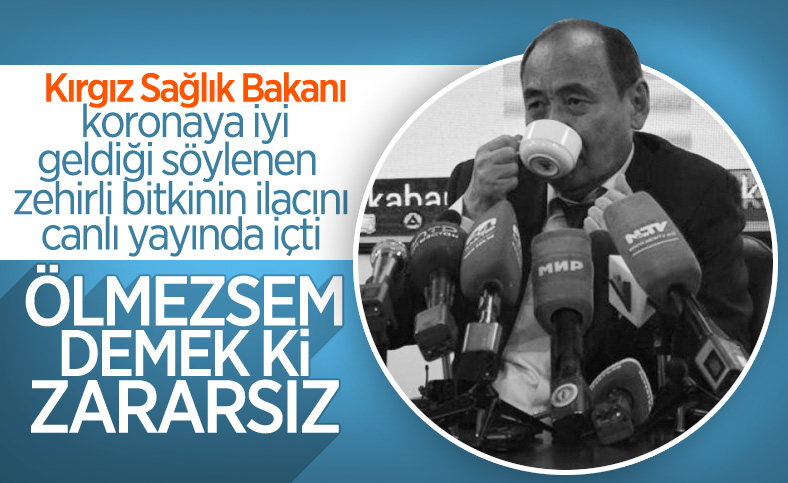 Kırgızistan’ın zehirli bitki ile koronaya tedavi önerisi