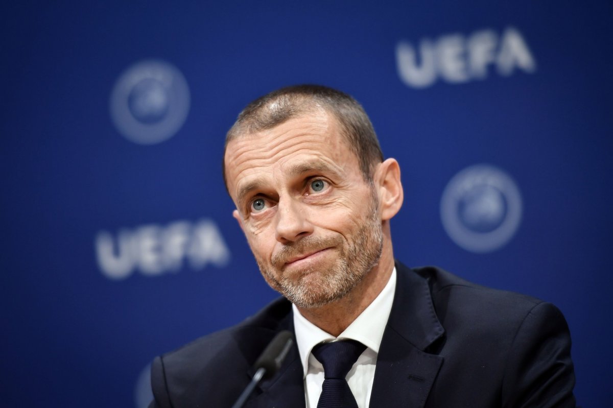 UEFA Başkanı Ceferin: Avrupa Süper Ligi fikri yüze tükürmek gibi