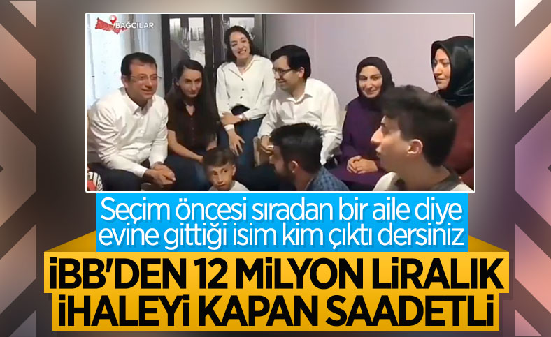 Ekrem İmamoğlu'ndan Saadet Partisi'ne ihale kıyağı
