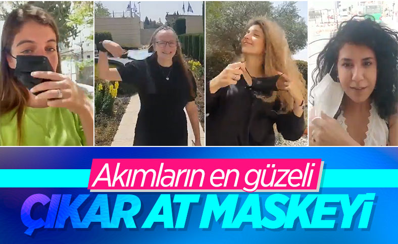 İsrailliler maskelerden kurtulduk akımı başlattı