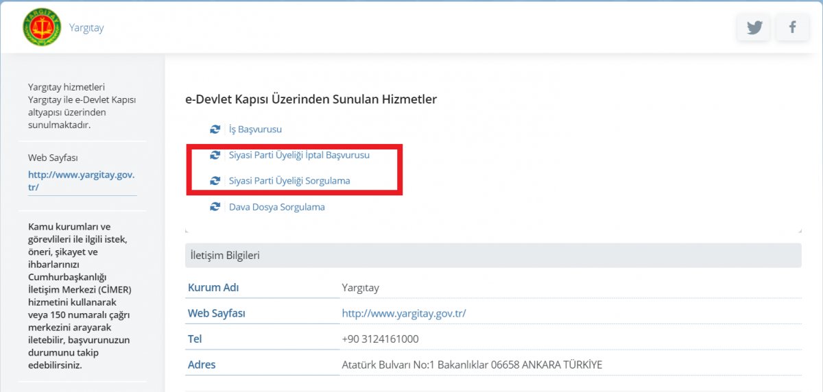 Siyasi parti üyelik iptali nasıl yapılır? e-Devlet siyasi parti üyeliği sorgulama 2021