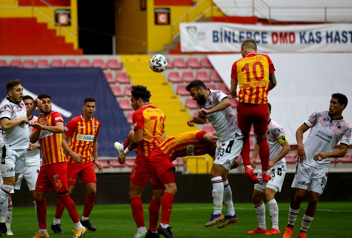 Kayserispor evinde Gençlerbirliği ile berabere kaldı