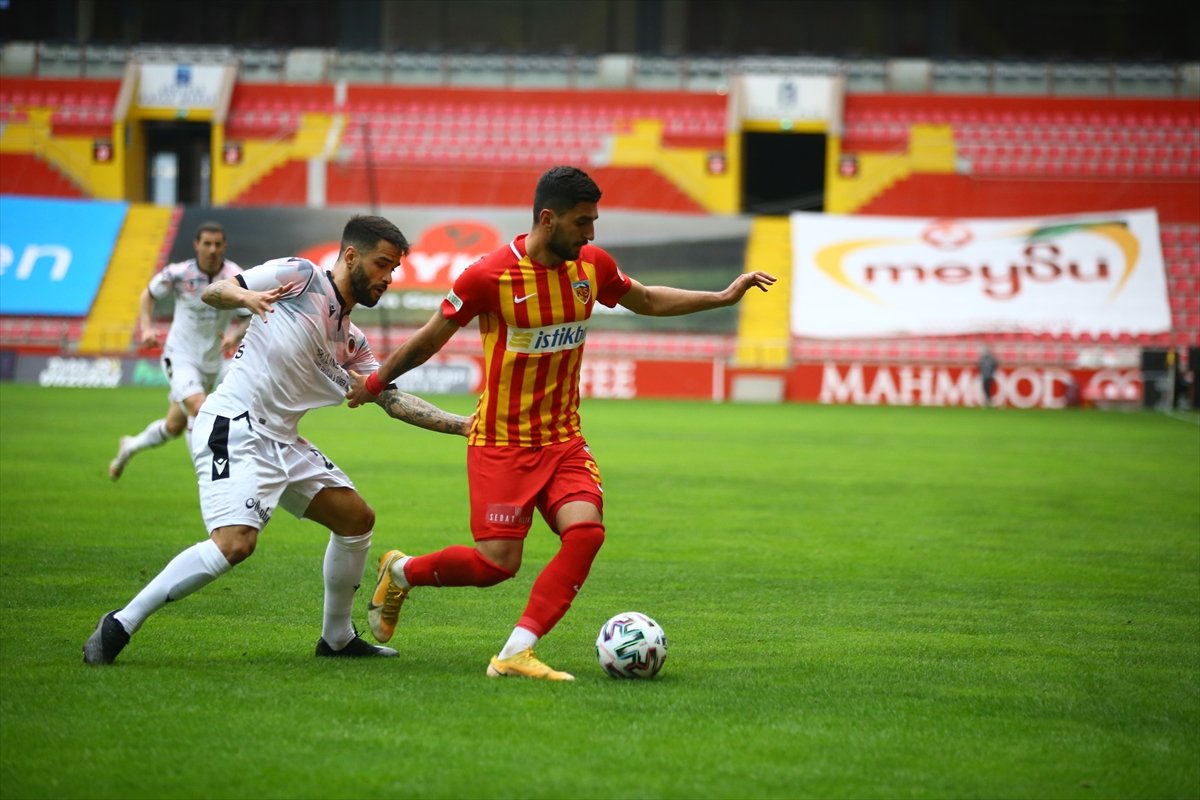 Kayserispor evinde Gençlerbirliği ile berabere kaldı