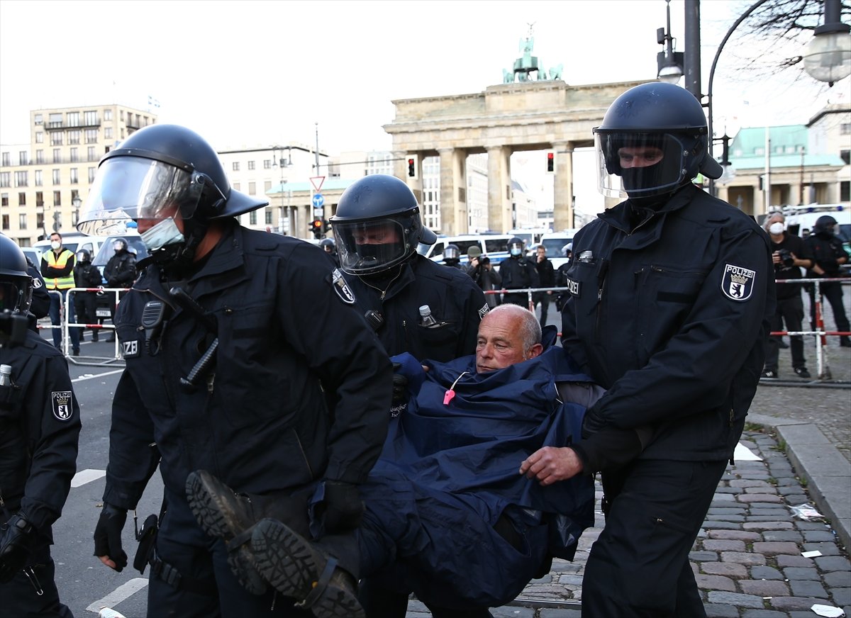 Police intervention to the demonstration against corona policies in Germany #3