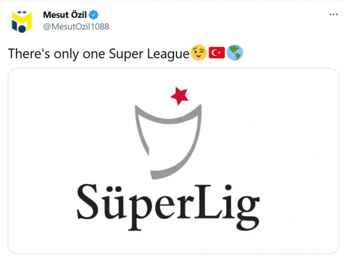 Mesut Özil: Sadece bir tane Süper Lig var