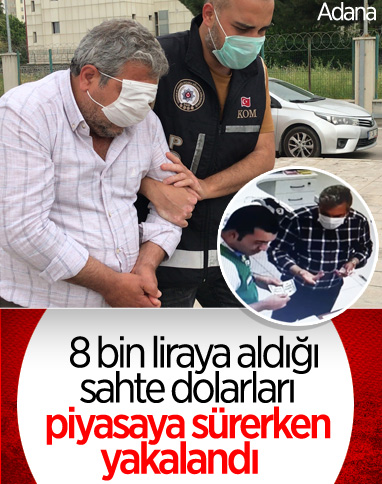 Adana'da sahte dövizle iki kişiyi dolandıran zanlı tutuklandı