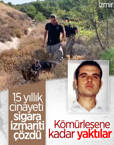 İzmir’de 15 yıl önce işlenen cinayet, sigara izmariti ile aydınlatıldı