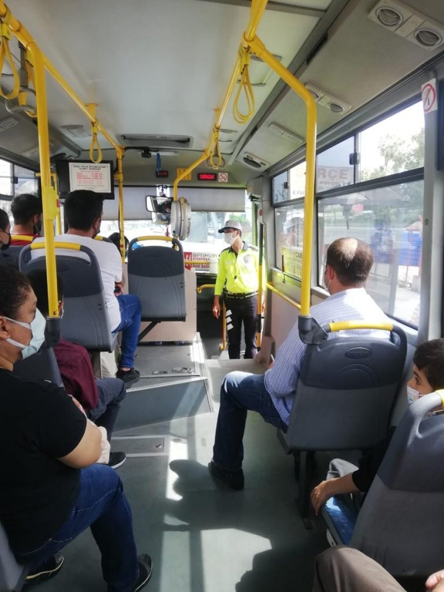 Adana'da toplu taşıma araçlarında denetimler artırıldı