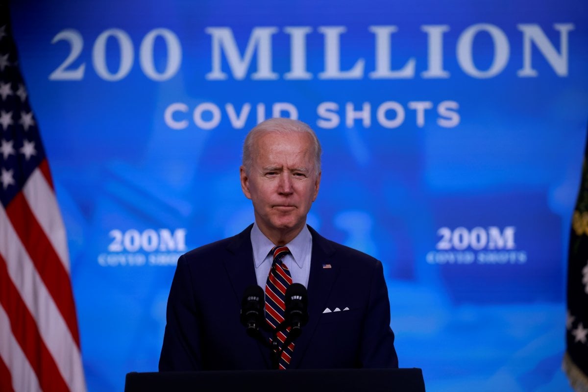 Joe Biden: We reached 200 million vaccines #1