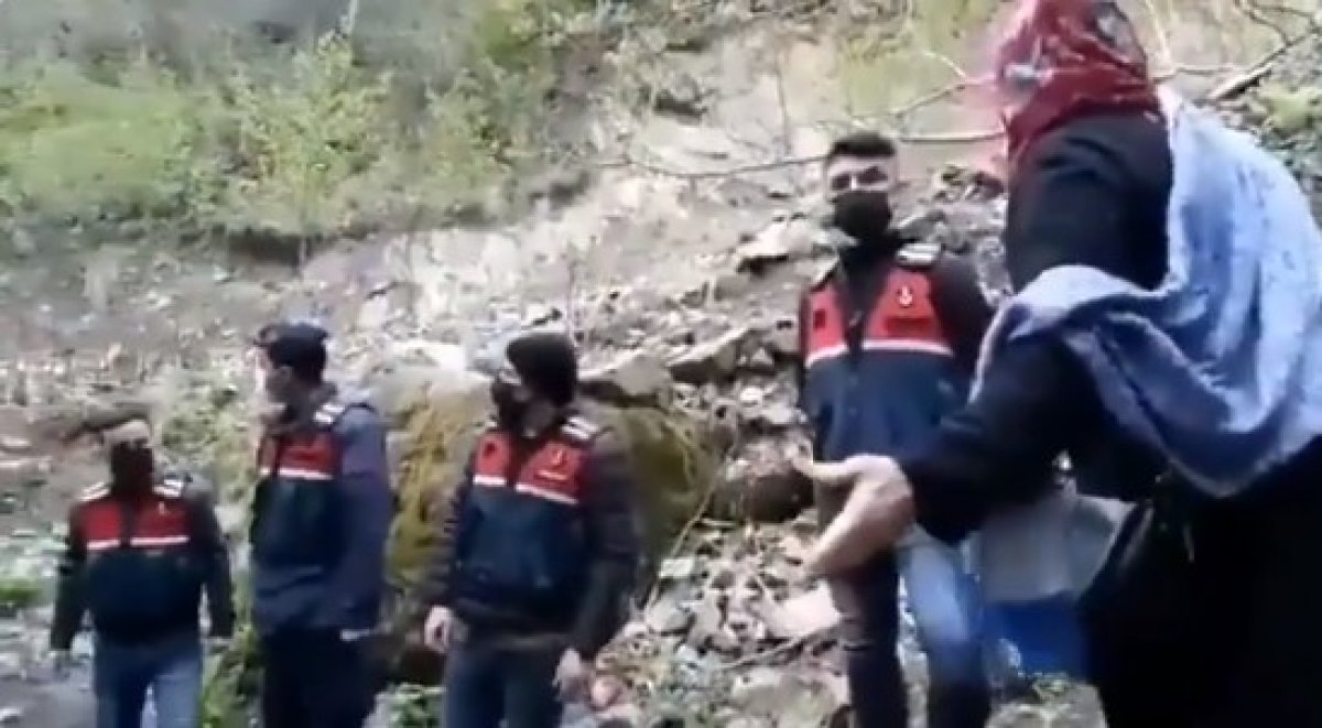 Rize'de köylülerin taş ocağı tepkisi