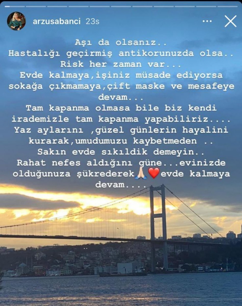 Arzu Sabancı, linç edildiği paylaşımının ardından konuştu